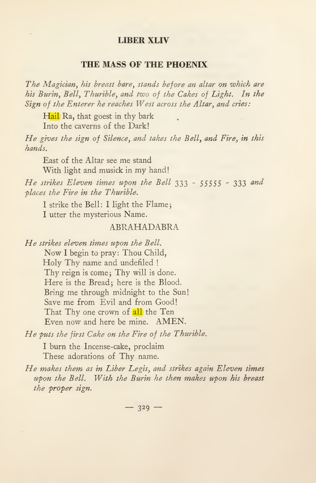 Original scan of Magick in Theory and Practice (Section 4), PDF page 29
