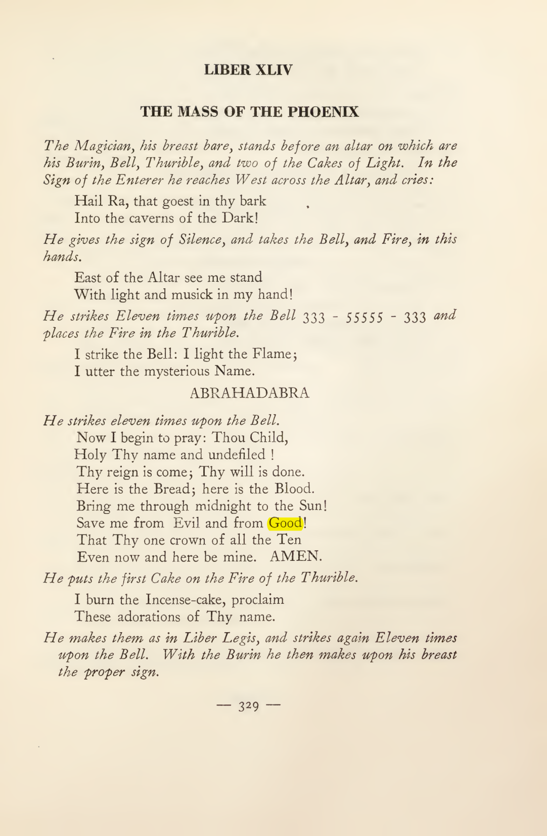 Original scan of Magick in Theory and Practice (Section 4), PDF page 29