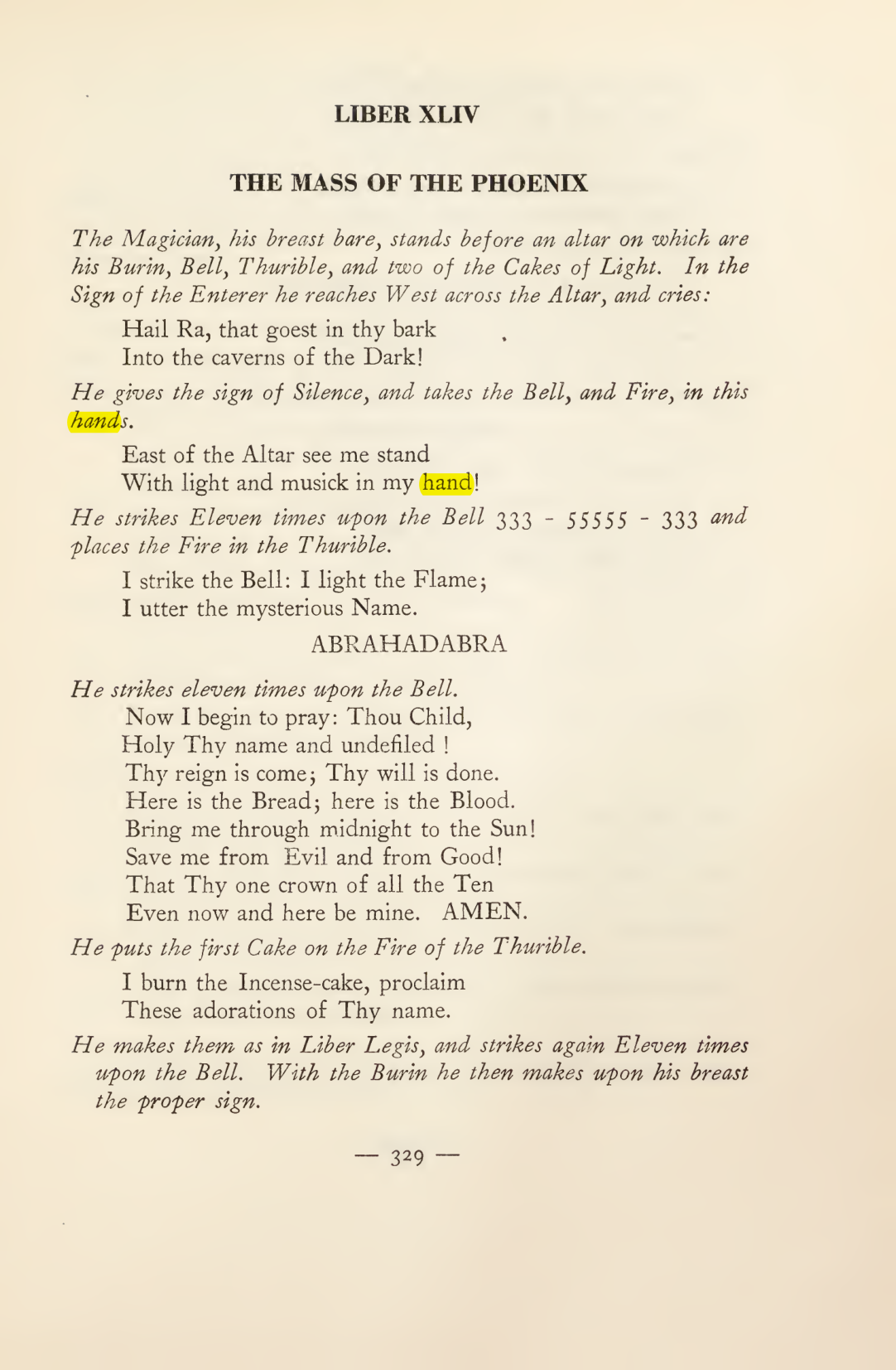 Original scan of Magick in Theory and Practice (Section 4), PDF page 29