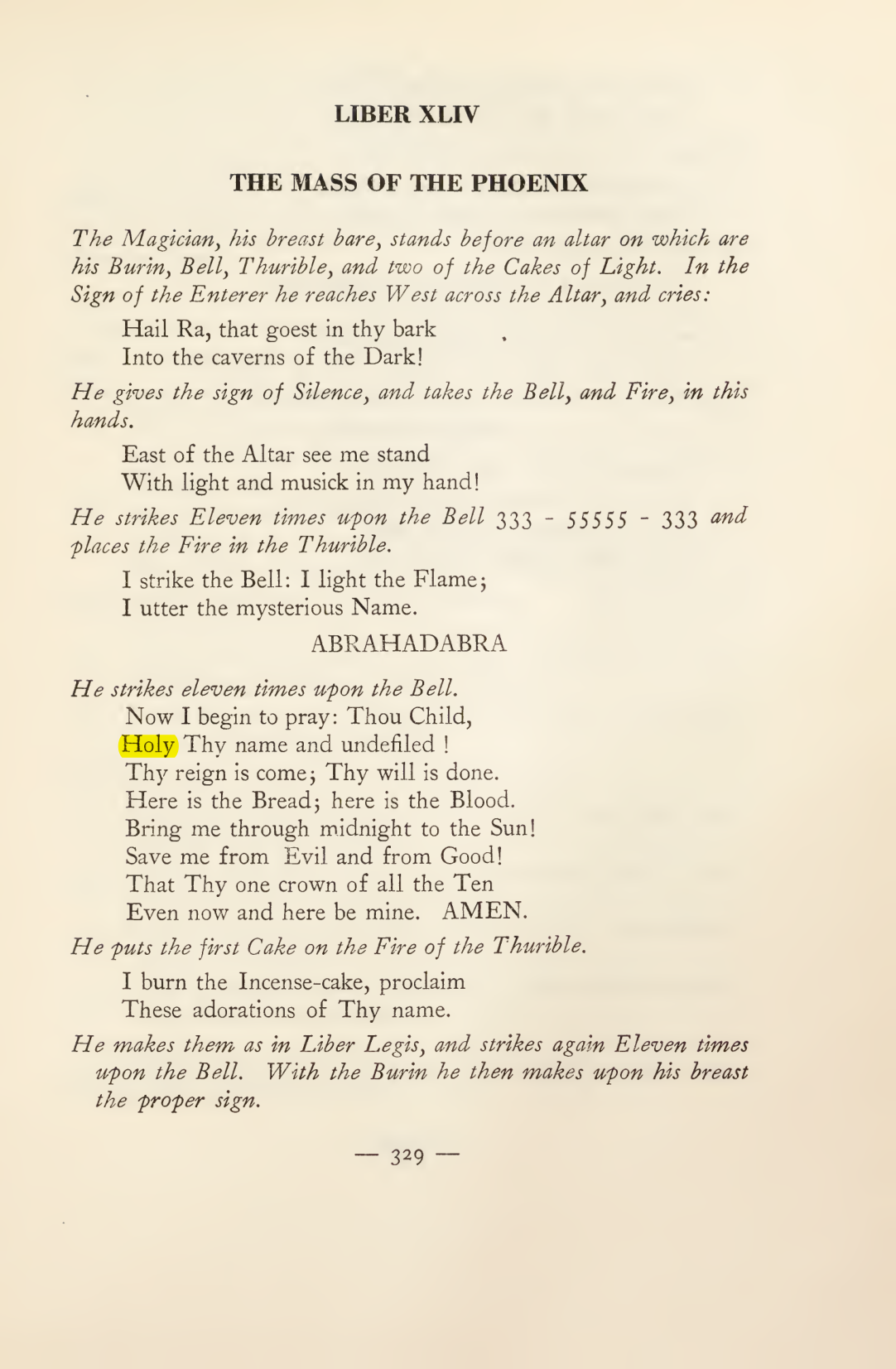Original scan of Magick in Theory and Practice (Section 4), PDF page 29
