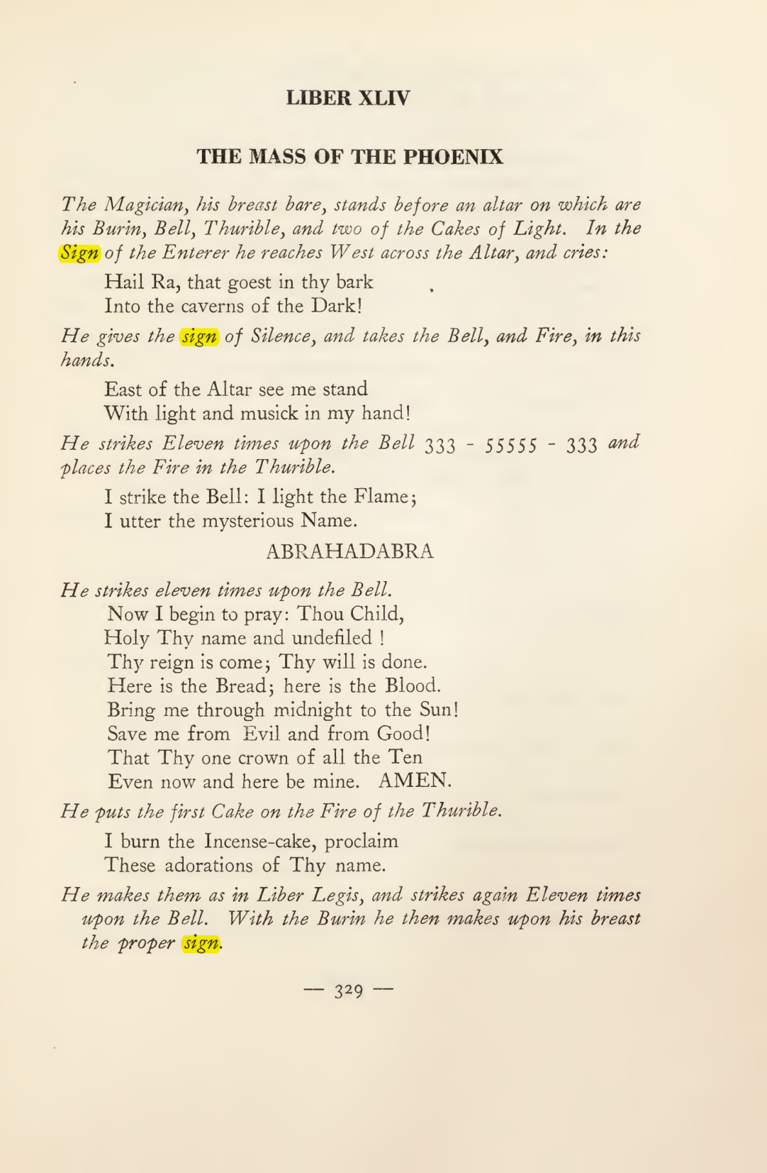 Original scan of Magick in Theory and Practice (Section 4), PDF page 29