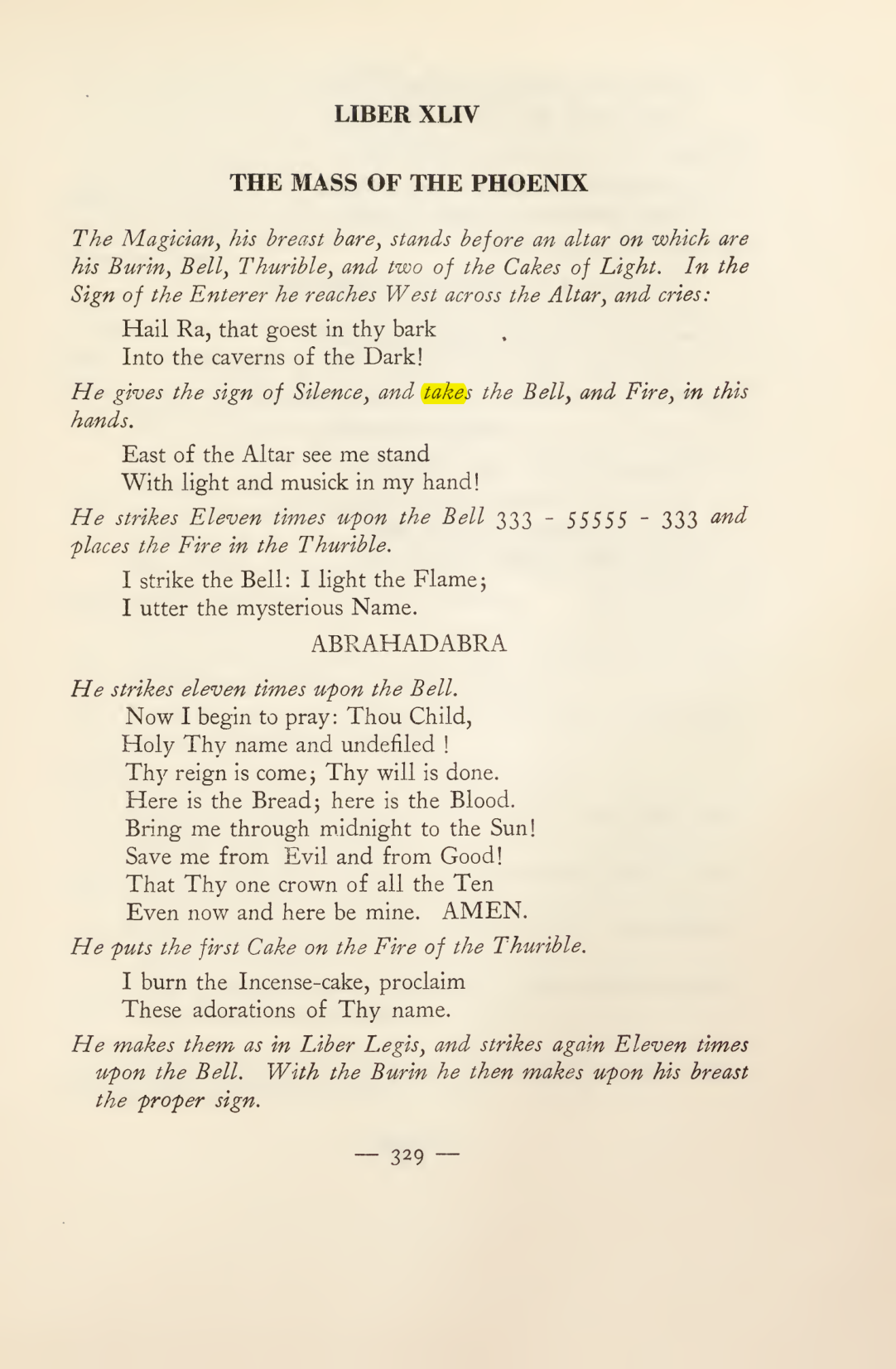 Original scan of Magick in Theory and Practice (Section 4), PDF page 29