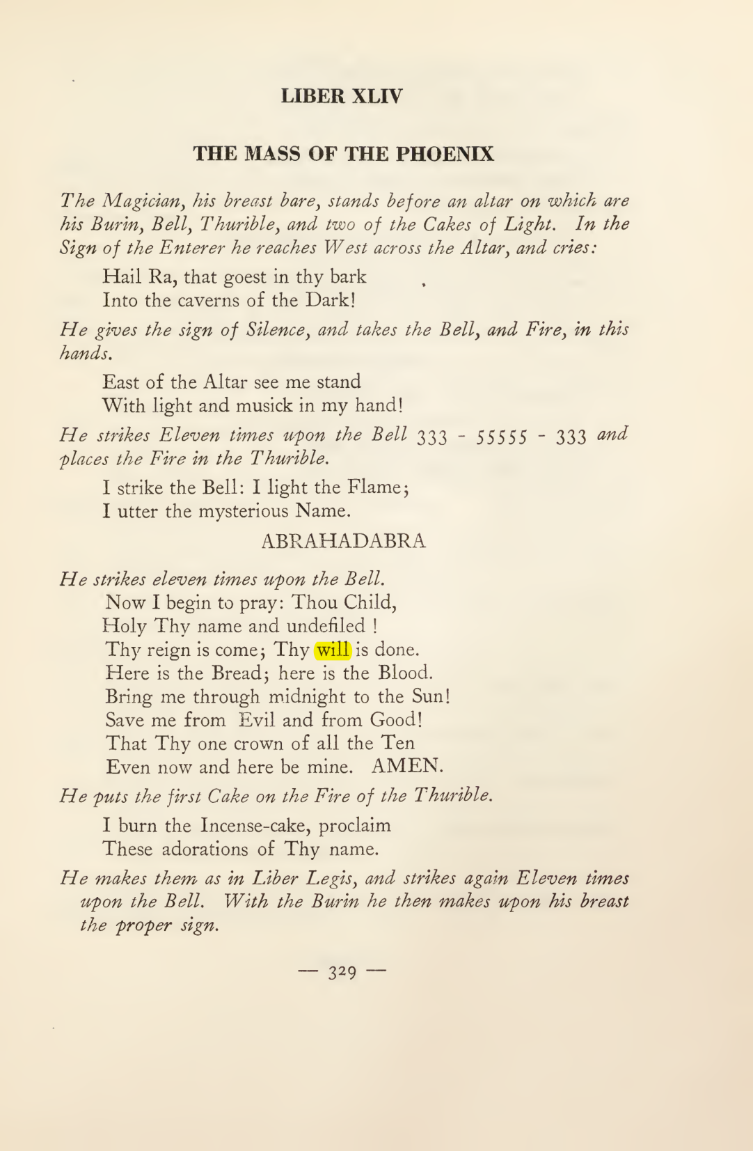 Original scan of Magick in Theory and Practice (Section 4), PDF page 29