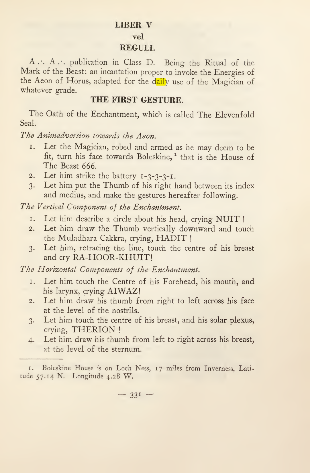 Original scan of Magick in Theory and Practice (Section 4), PDF page 31