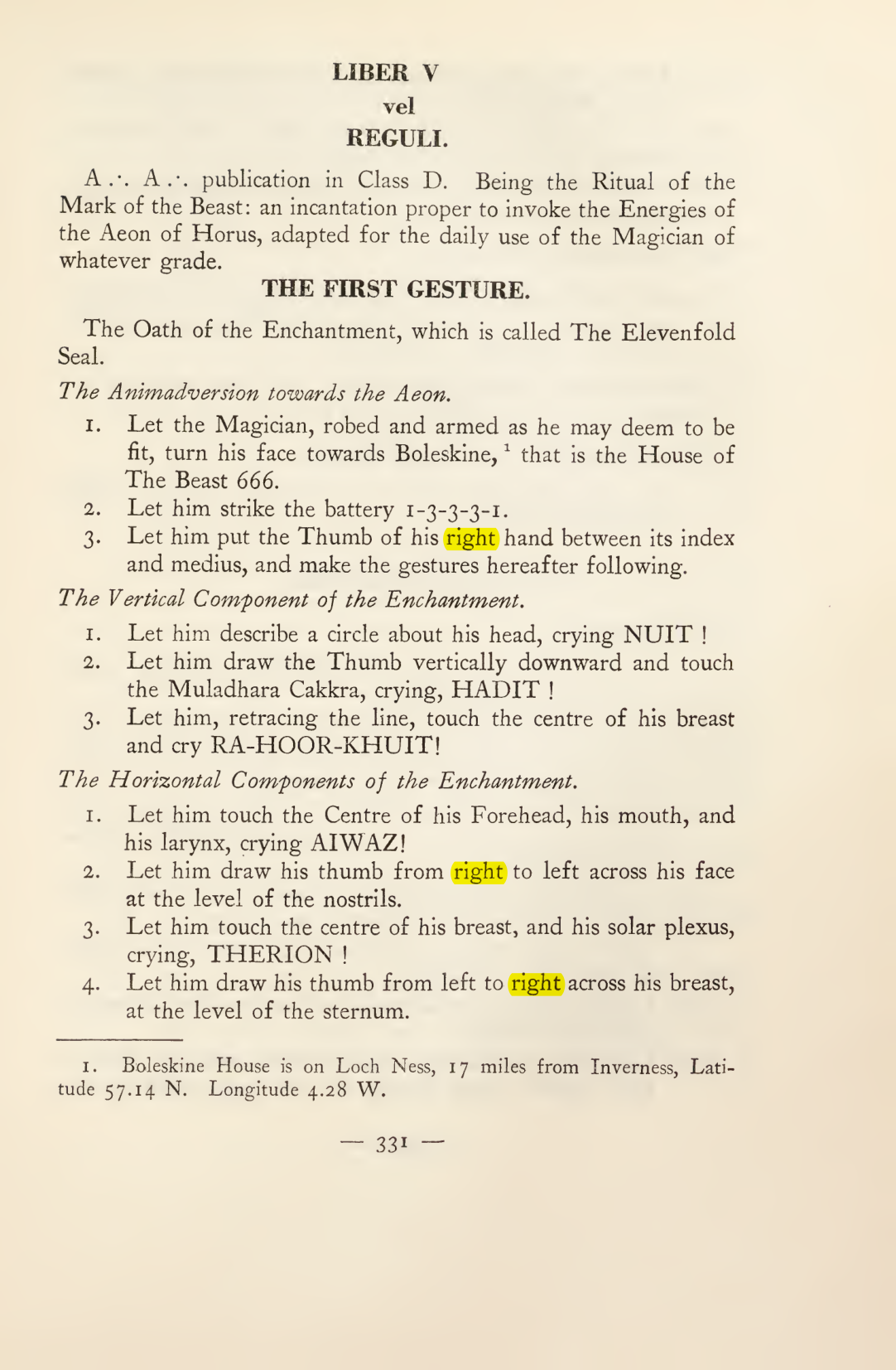 Original scan of Magick in Theory and Practice (Section 4), PDF page 31