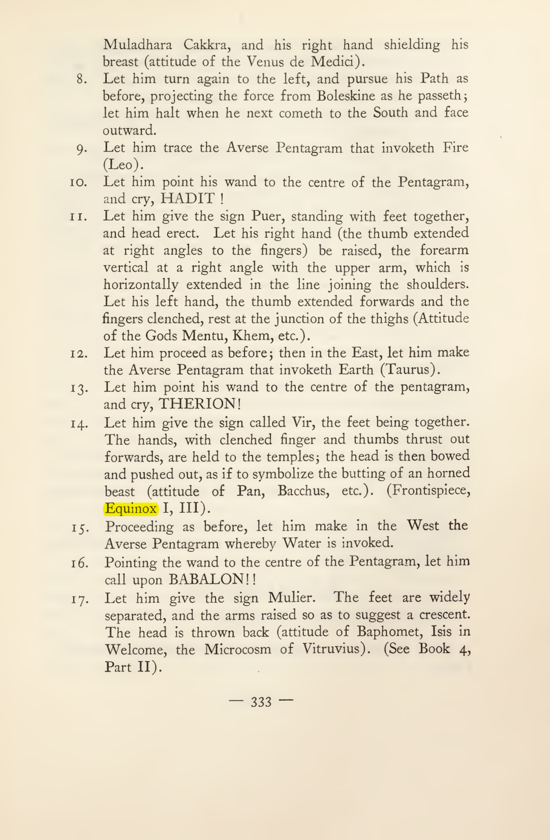 Original scan of Magick in Theory and Practice (Section 4), PDF page 33