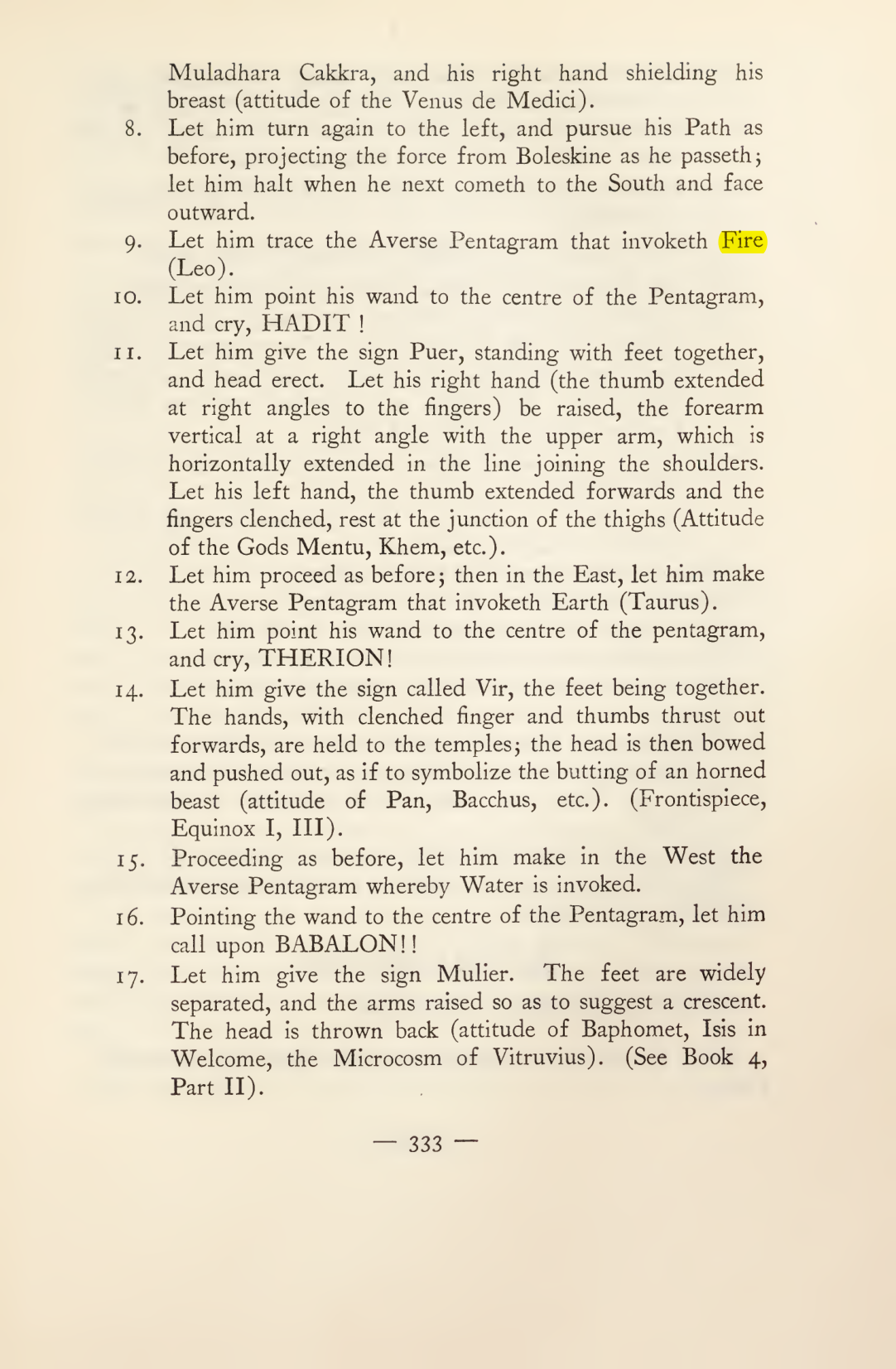 Original scan of Magick in Theory and Practice (Section 4), PDF page 33