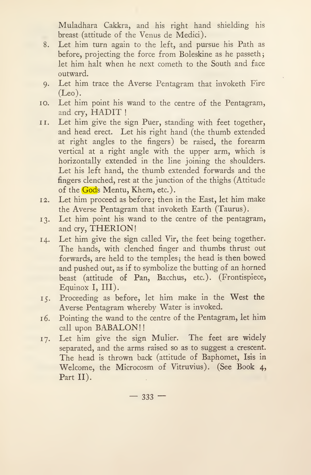 Original scan of Magick in Theory and Practice (Section 4), PDF page 33