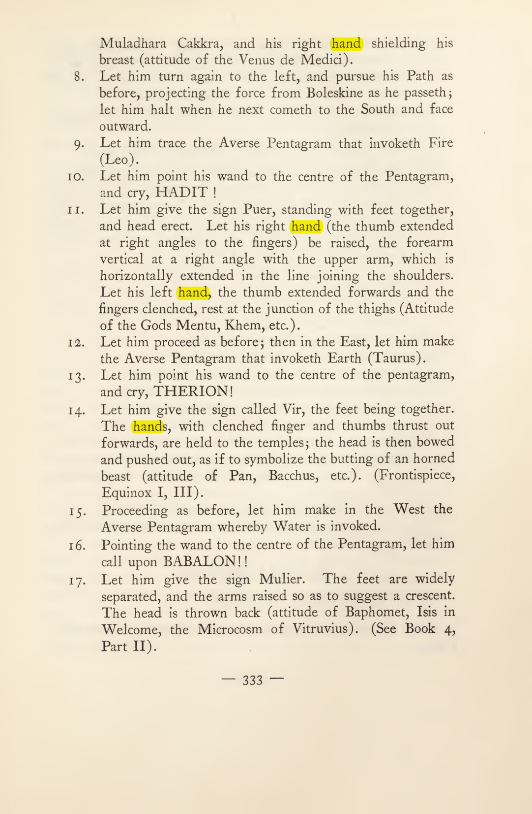 Original scan of Magick in Theory and Practice (Section 4), PDF page 33