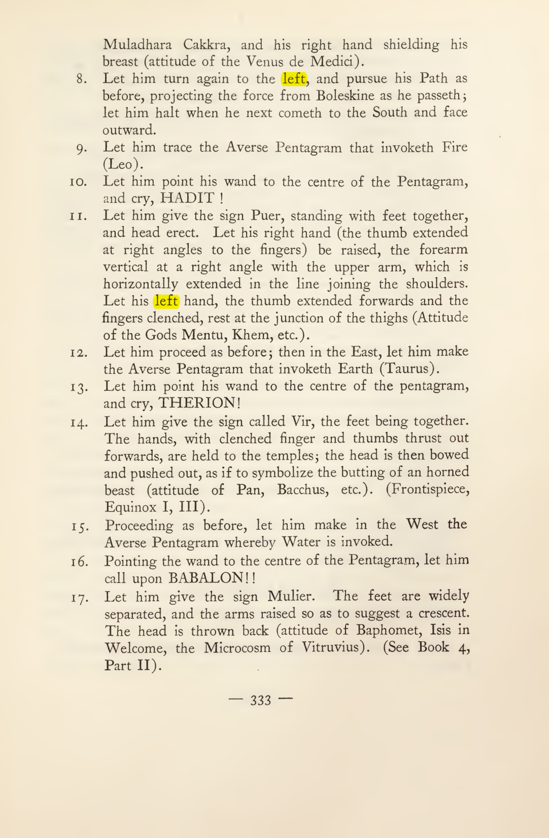 Original scan of Magick in Theory and Practice (Section 4), PDF page 33