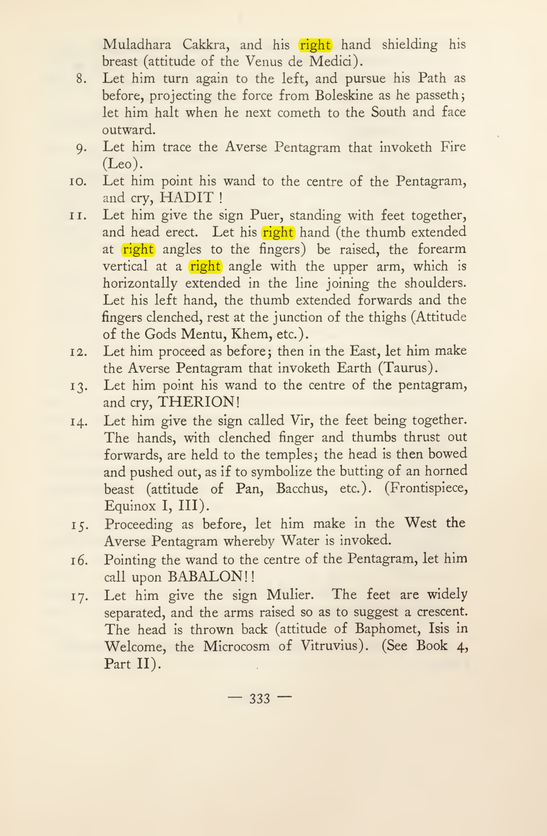 Original scan of Magick in Theory and Practice (Section 4), PDF page 33
