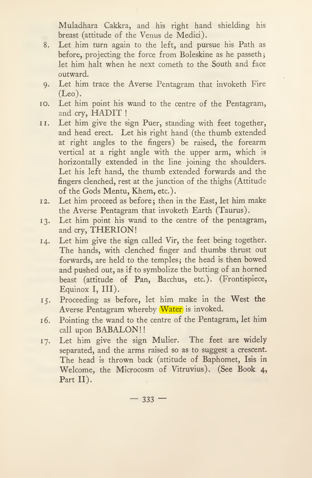 Original scan of Magick in Theory and Practice (Section 4), PDF page 33