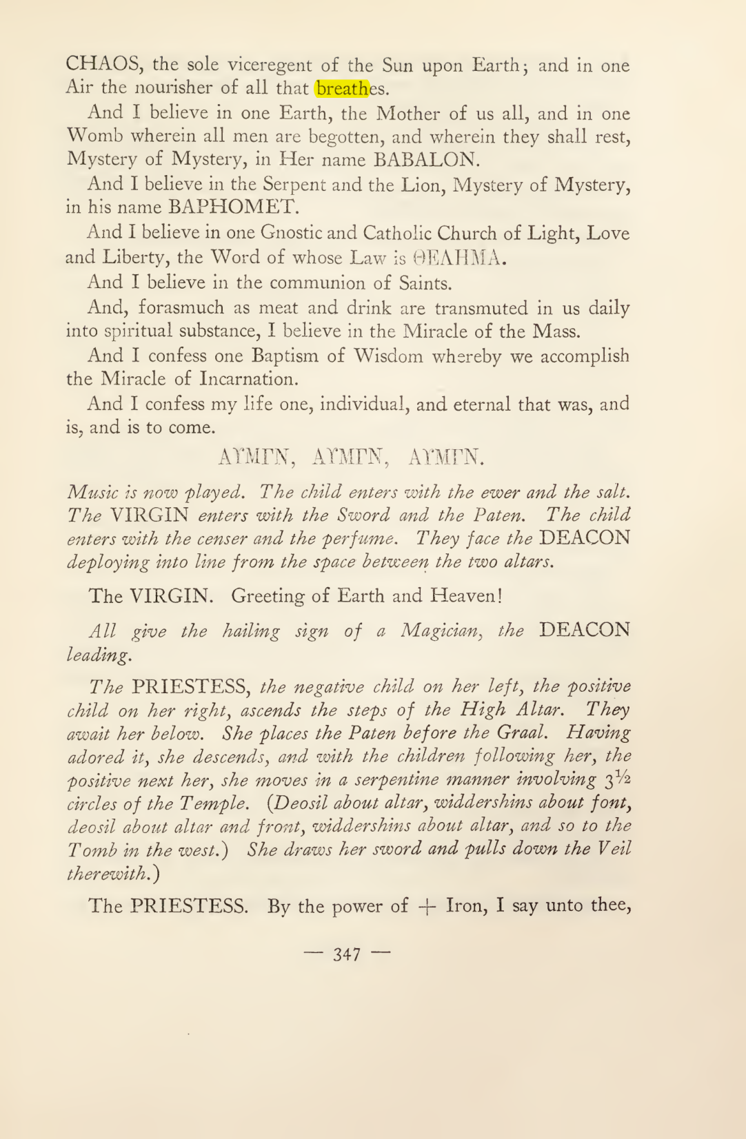 Original scan of Magick in Theory and Practice (Section 4), PDF page 47
