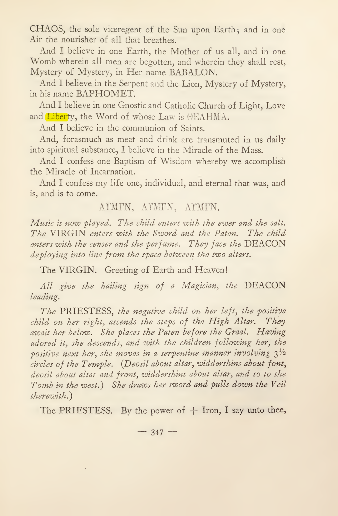 Original scan of Magick in Theory and Practice (Section 4), PDF page 47