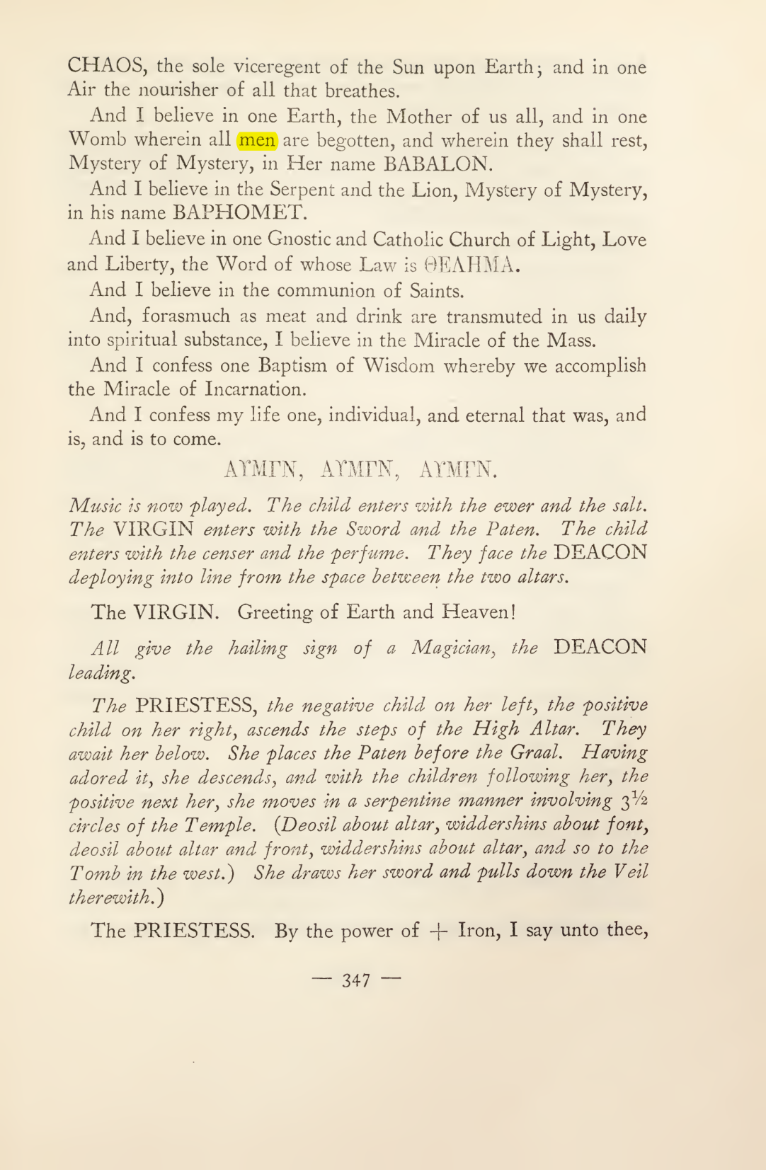Original scan of Magick in Theory and Practice (Section 4), PDF page 47