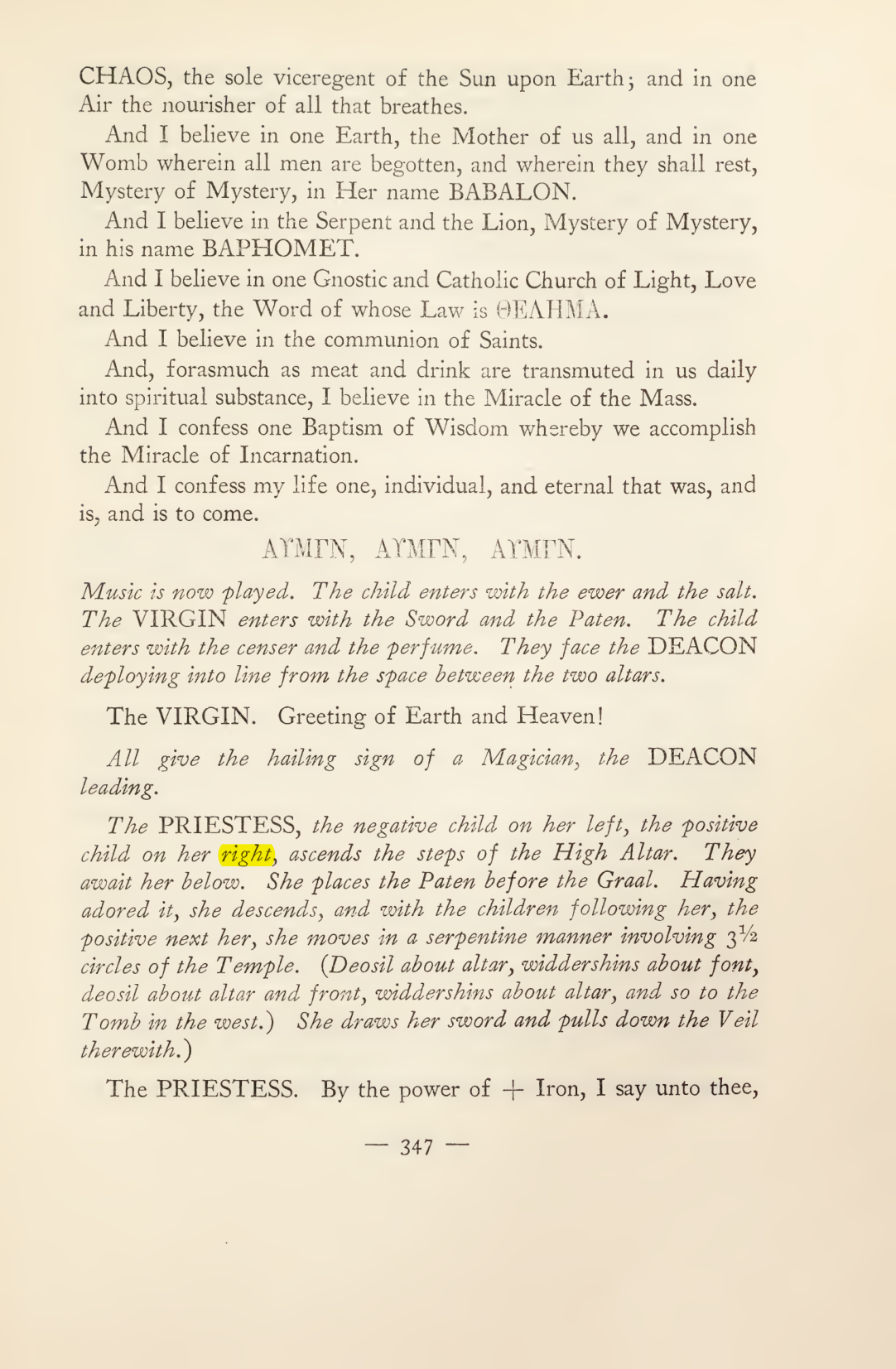 Original scan of Magick in Theory and Practice (Section 4), PDF page 47