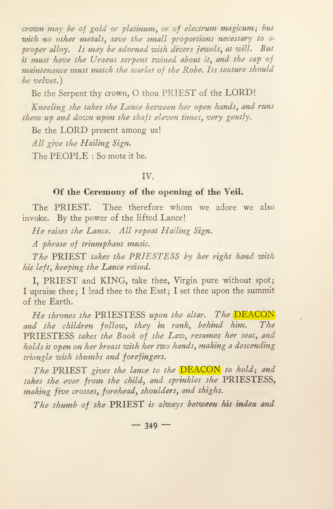 Original scan of Magick in Theory and Practice (Section 4), PDF page 49