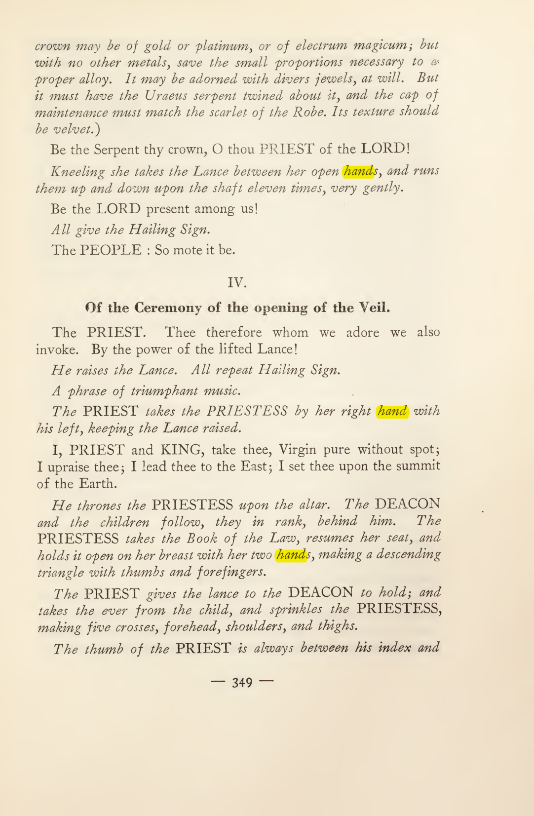 Original scan of Magick in Theory and Practice (Section 4), PDF page 49