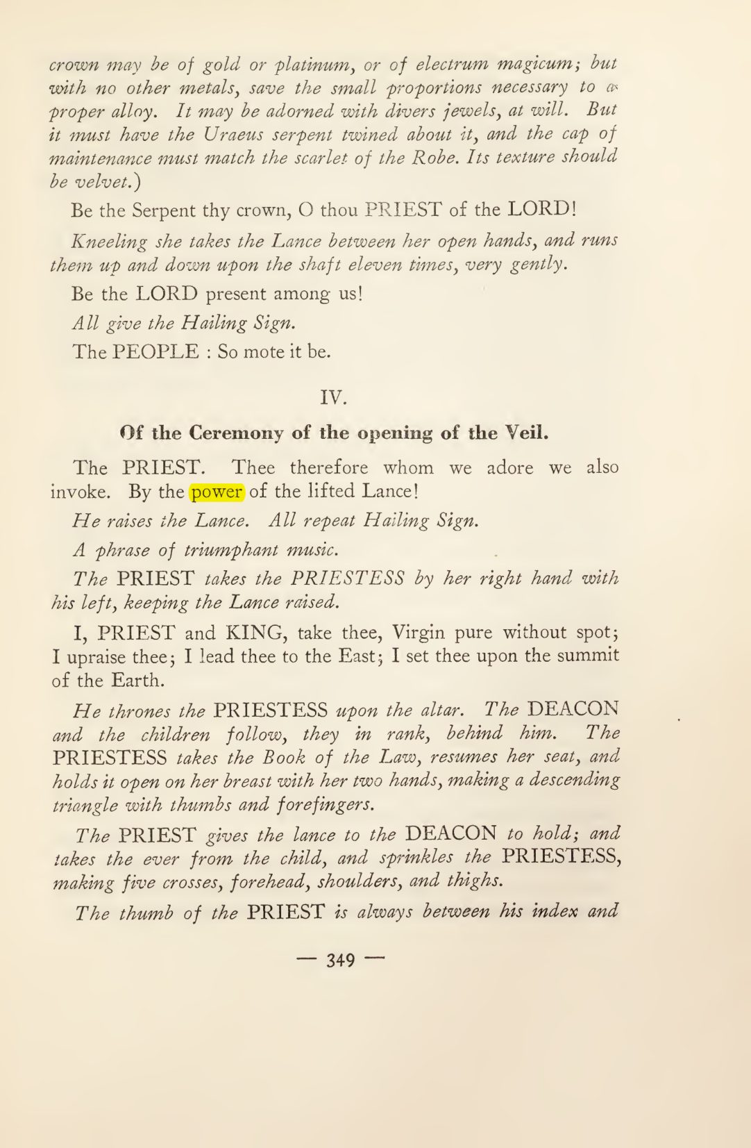 Original scan of Magick in Theory and Practice (Section 4), PDF page 49