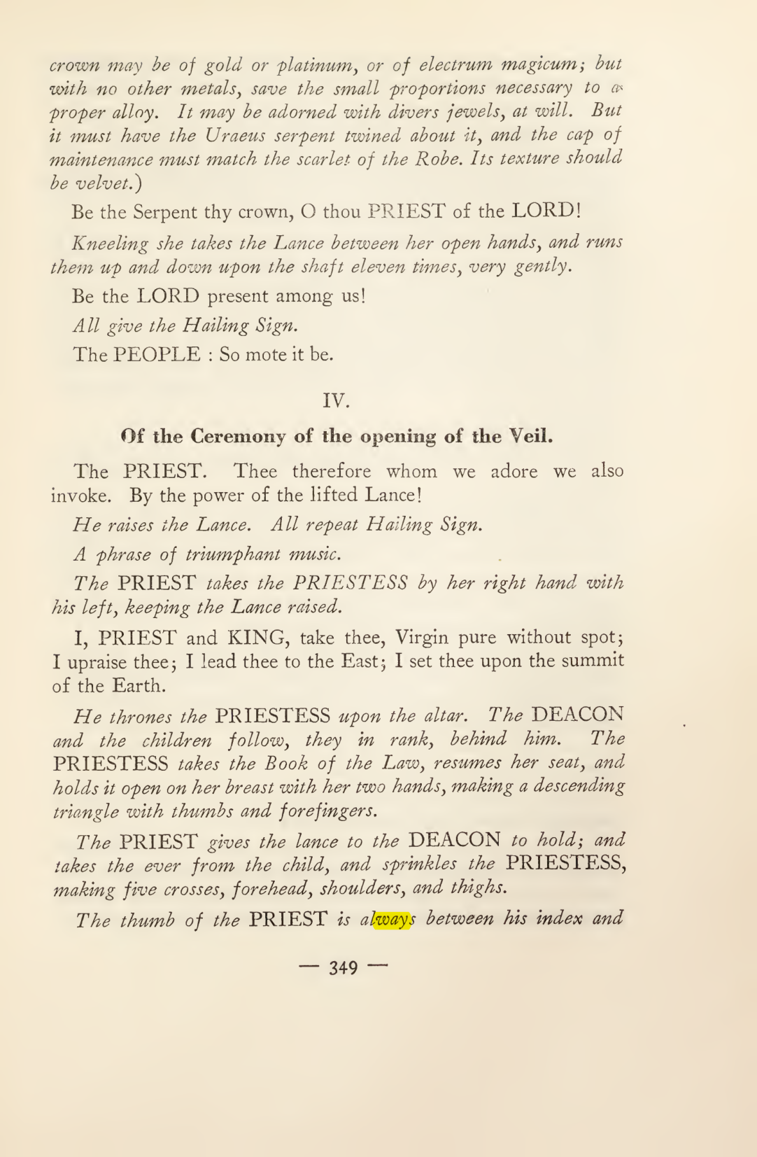 Original scan of Magick in Theory and Practice (Section 4), PDF page 49