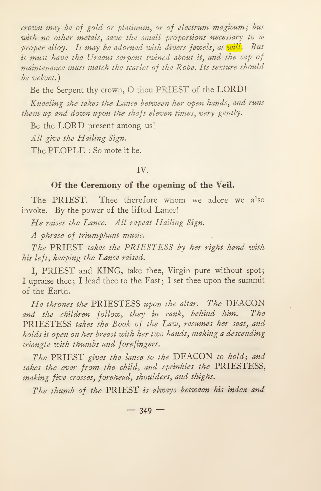 Original scan of Magick in Theory and Practice (Section 4), PDF page 49