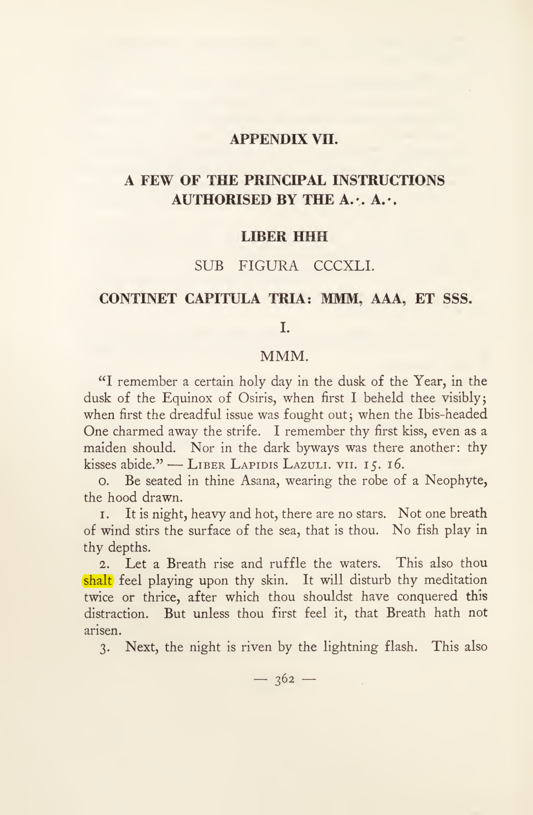 Original scan of Magick in Theory and Practice (Section 4), PDF page 62