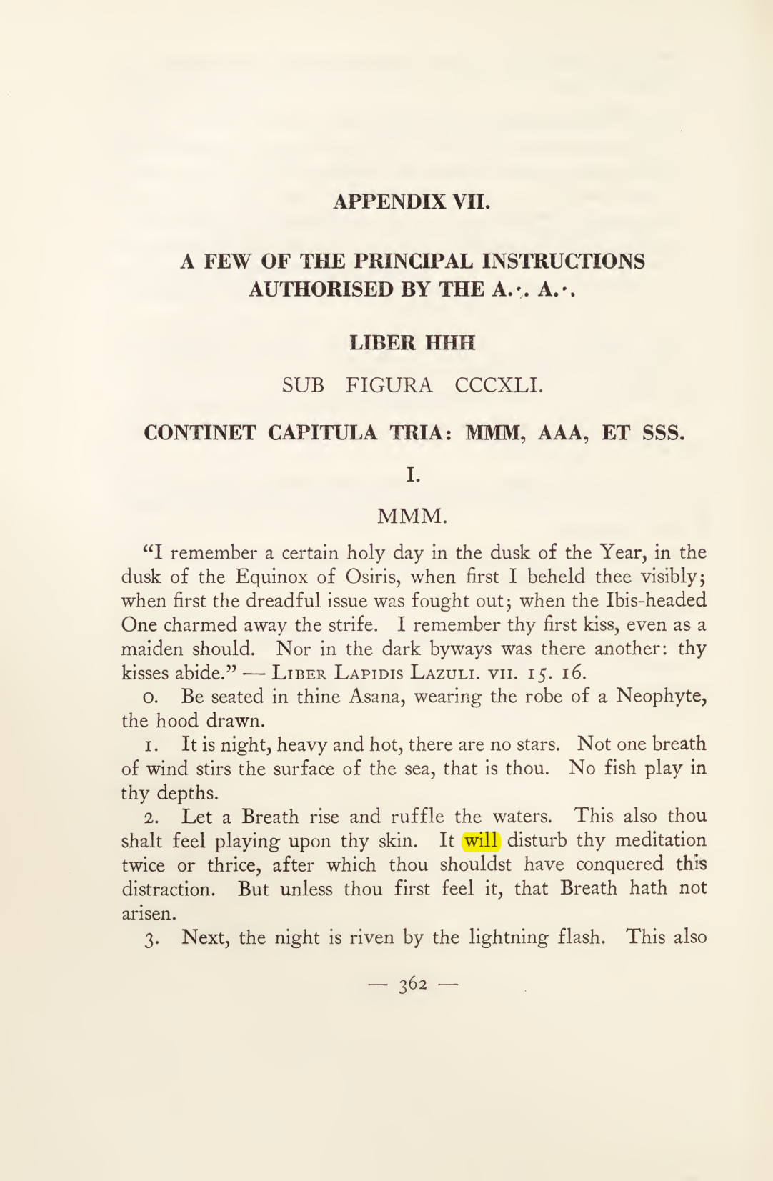 Original scan of Magick in Theory and Practice (Section 4), PDF page 62