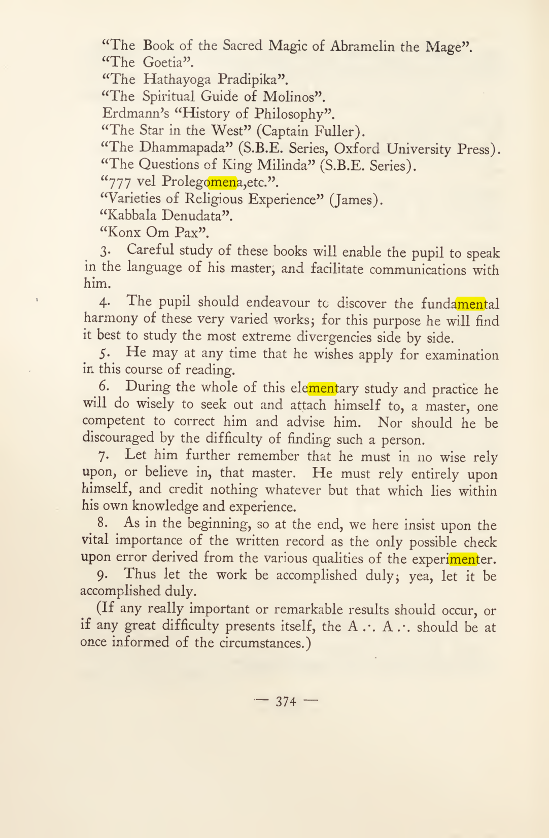 Original scan of Magick in Theory and Practice (Section 4), PDF page 74