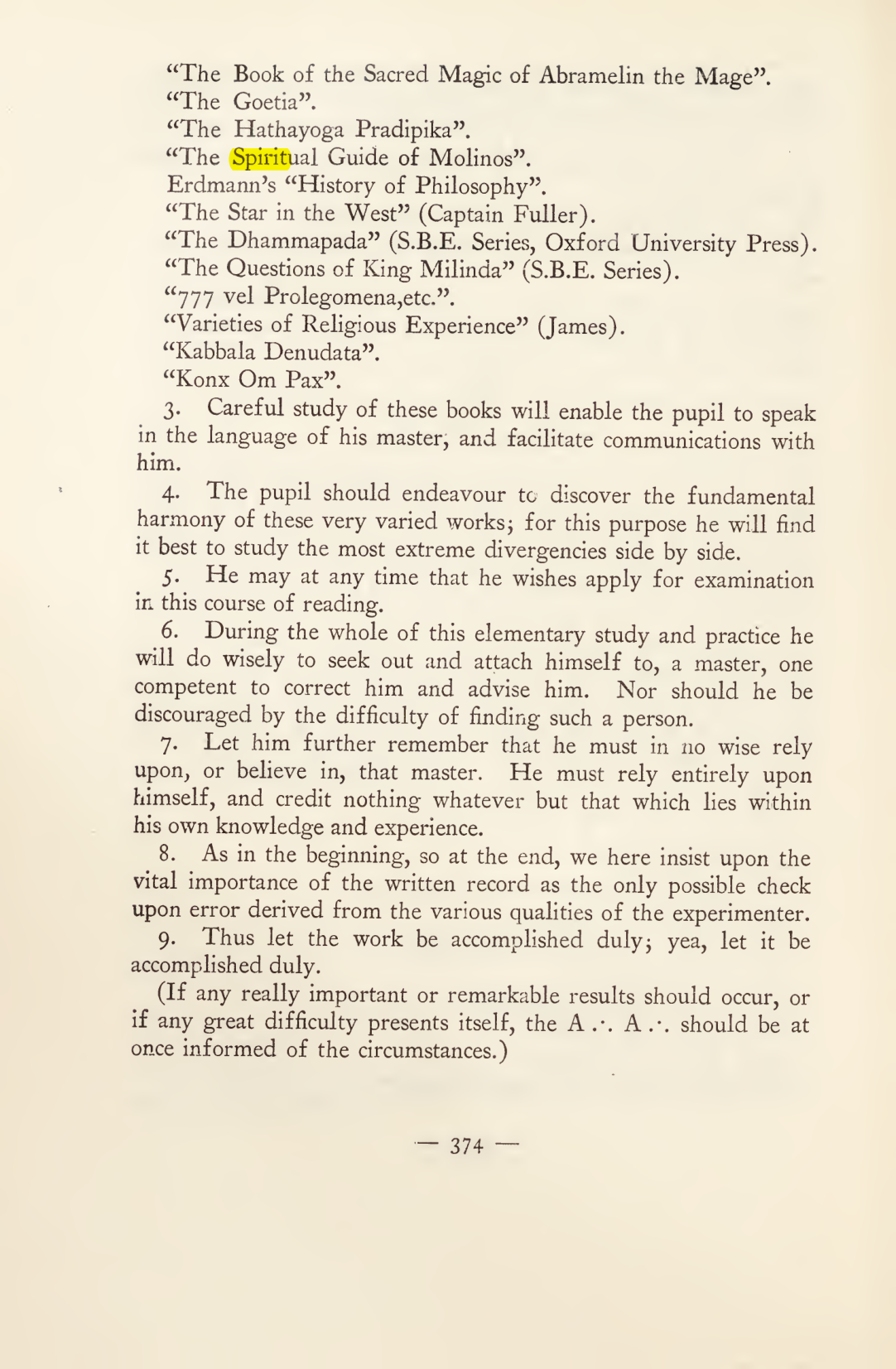 Original scan of Magick in Theory and Practice (Section 4), PDF page 74
