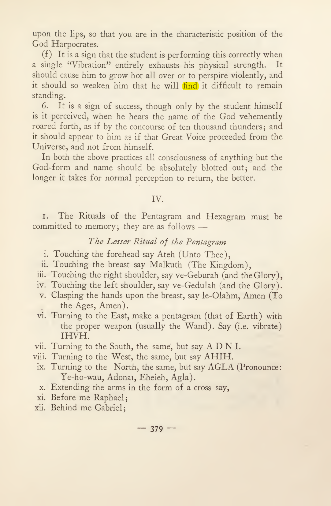 Original scan of Magick in Theory and Practice (Section 4), PDF page 79