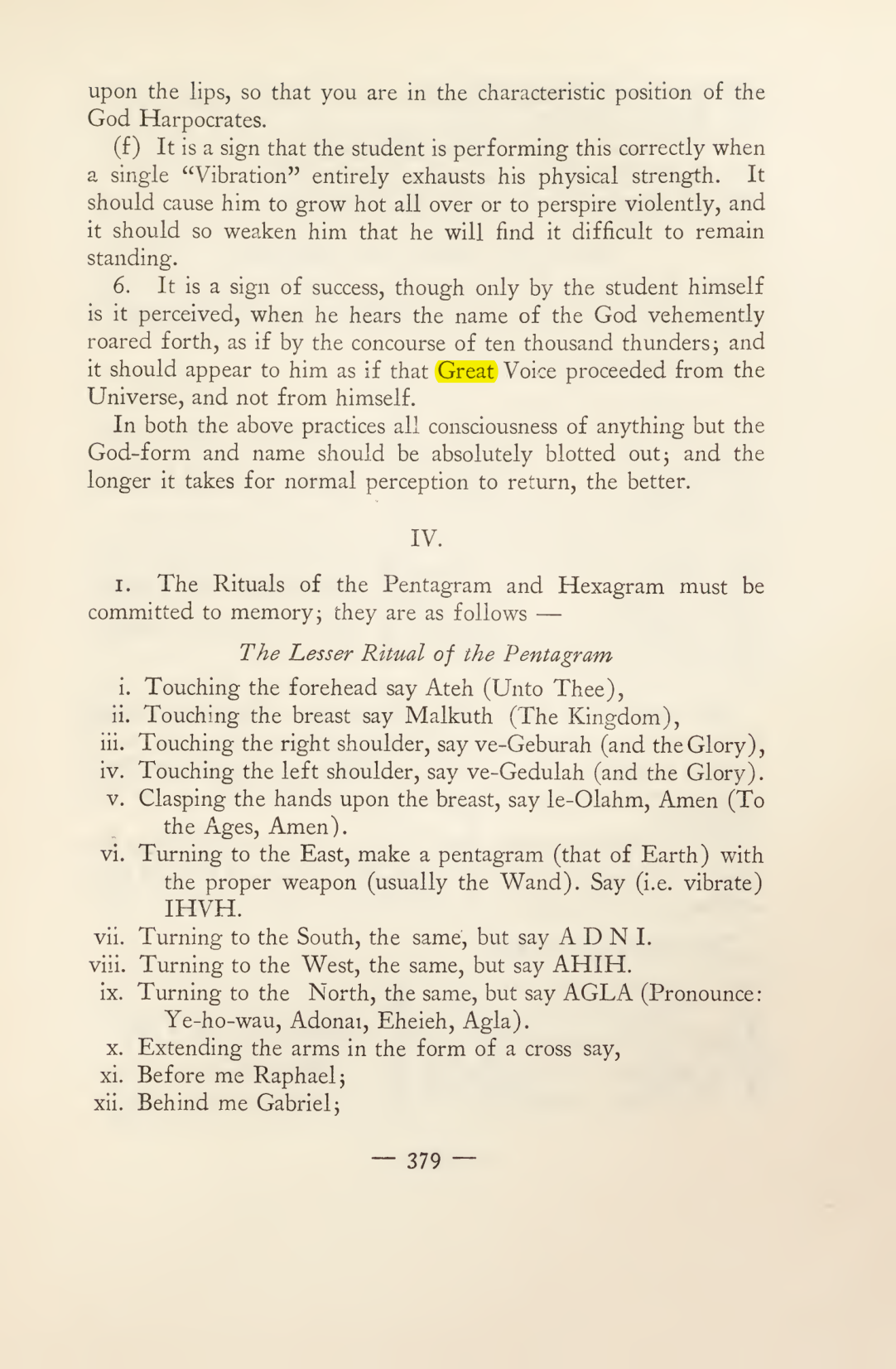 Original scan of Magick in Theory and Practice (Section 4), PDF page 79