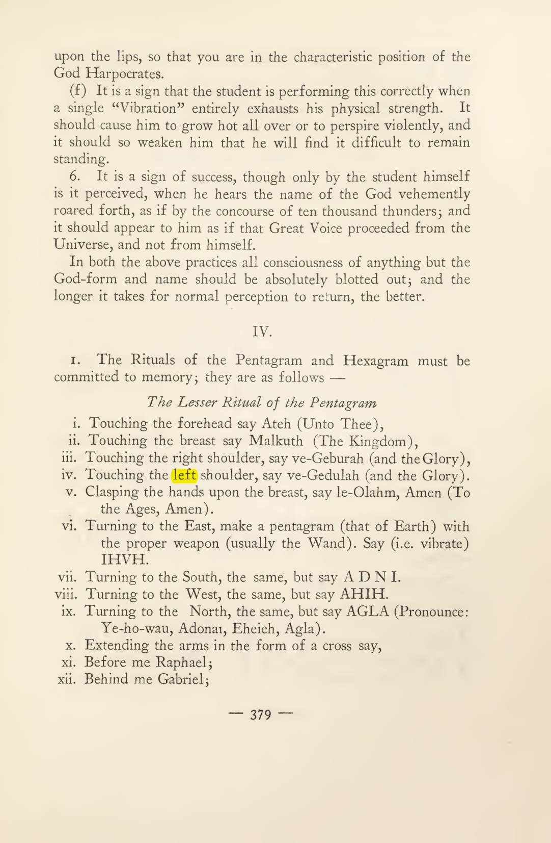 Original scan of Magick in Theory and Practice (Section 4), PDF page 79