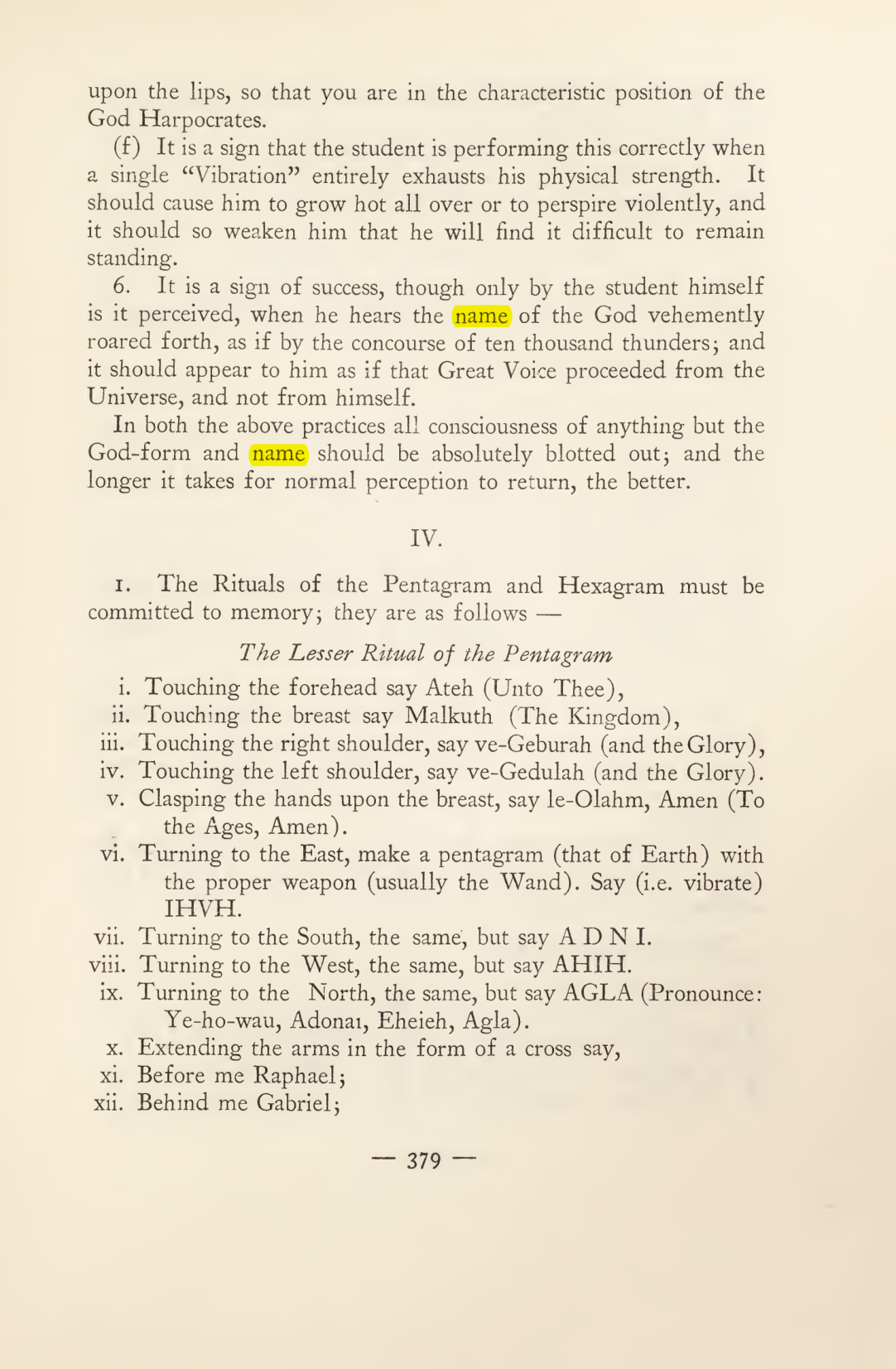 Original scan of Magick in Theory and Practice (Section 4), PDF page 79