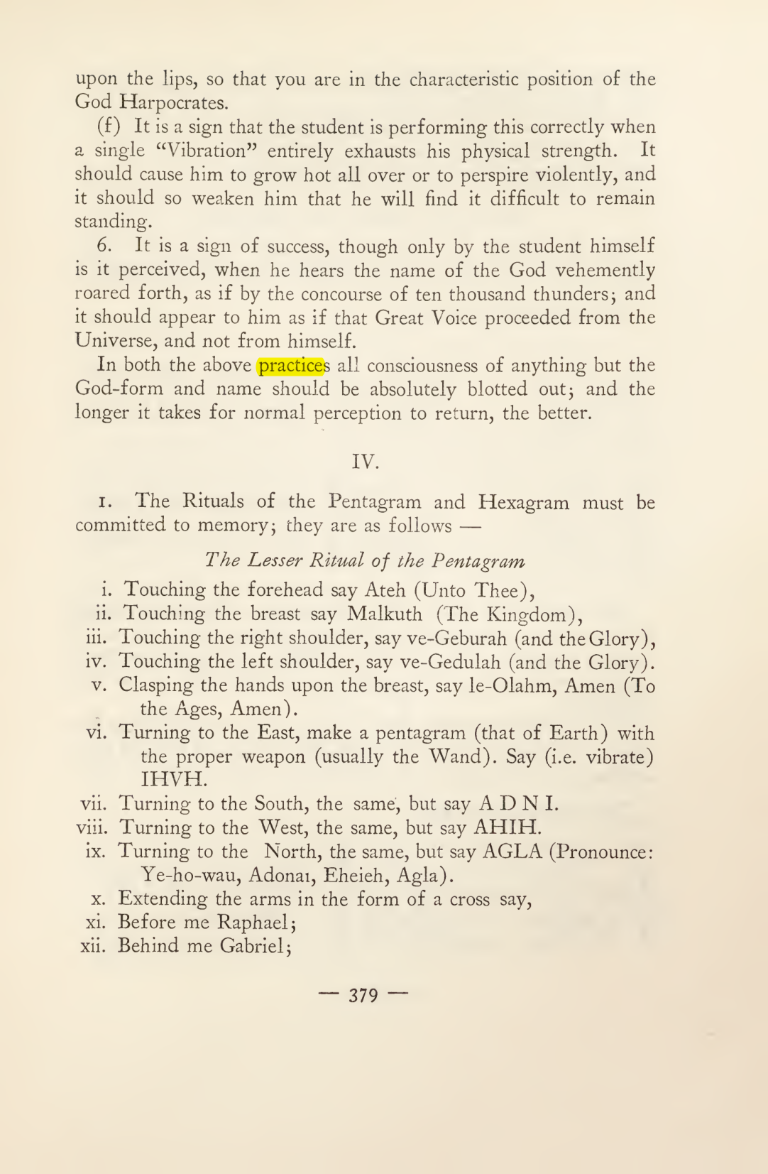 Original scan of Magick in Theory and Practice (Section 4), PDF page 79