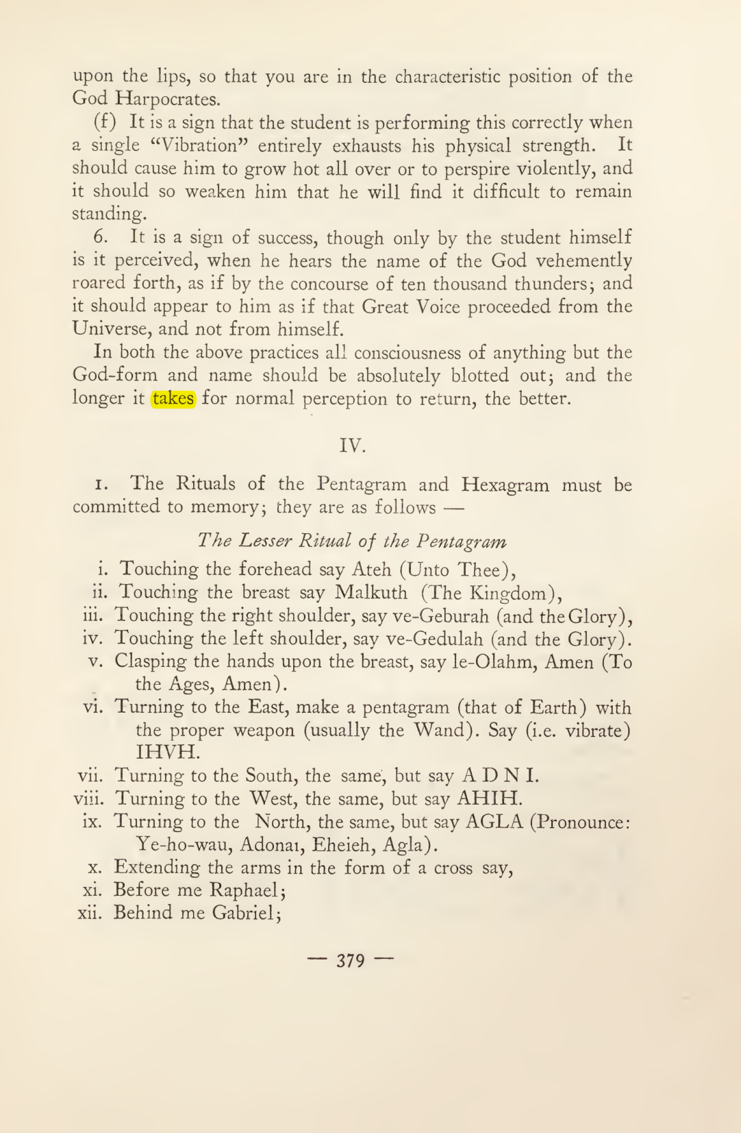 Original scan of Magick in Theory and Practice (Section 4), PDF page 79