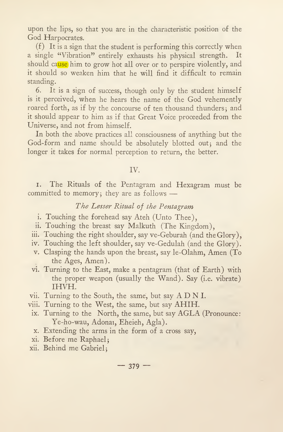 Original scan of Magick in Theory and Practice (Section 4), PDF page 79