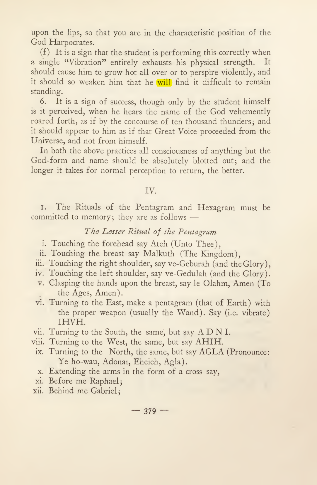 Original scan of Magick in Theory and Practice (Section 4), PDF page 79