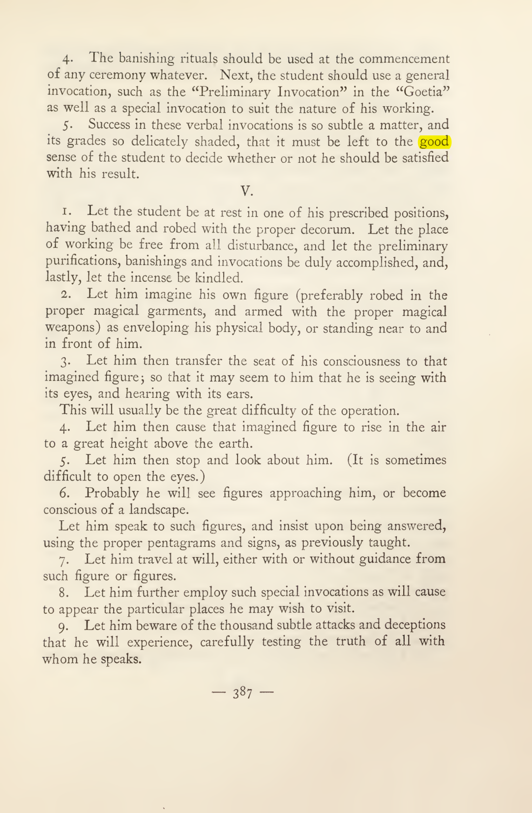 Original scan of Magick in Theory and Practice (Section 4), PDF page 87