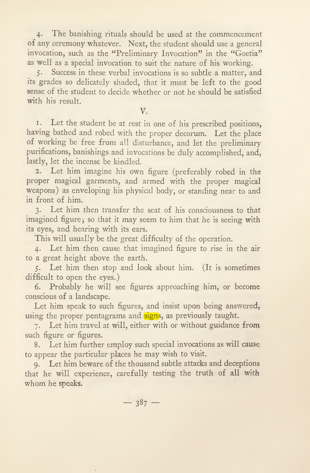 Original scan of Magick in Theory and Practice (Section 4), PDF page 87