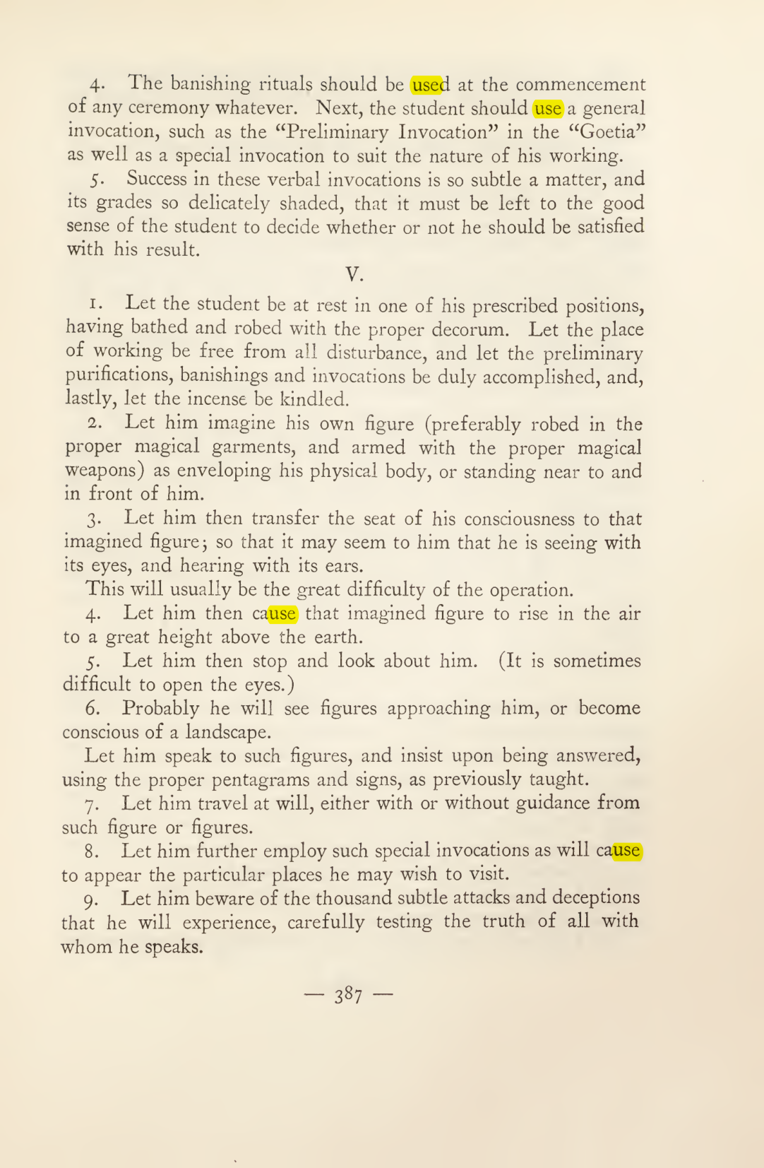 Original scan of Magick in Theory and Practice (Section 4), PDF page 87