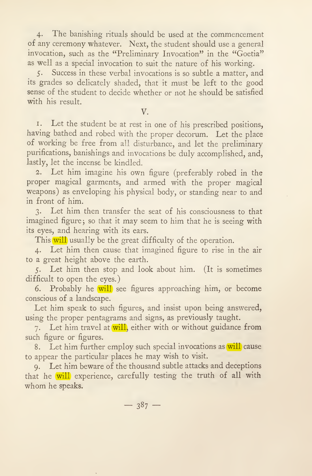 Original scan of Magick in Theory and Practice (Section 4), PDF page 87