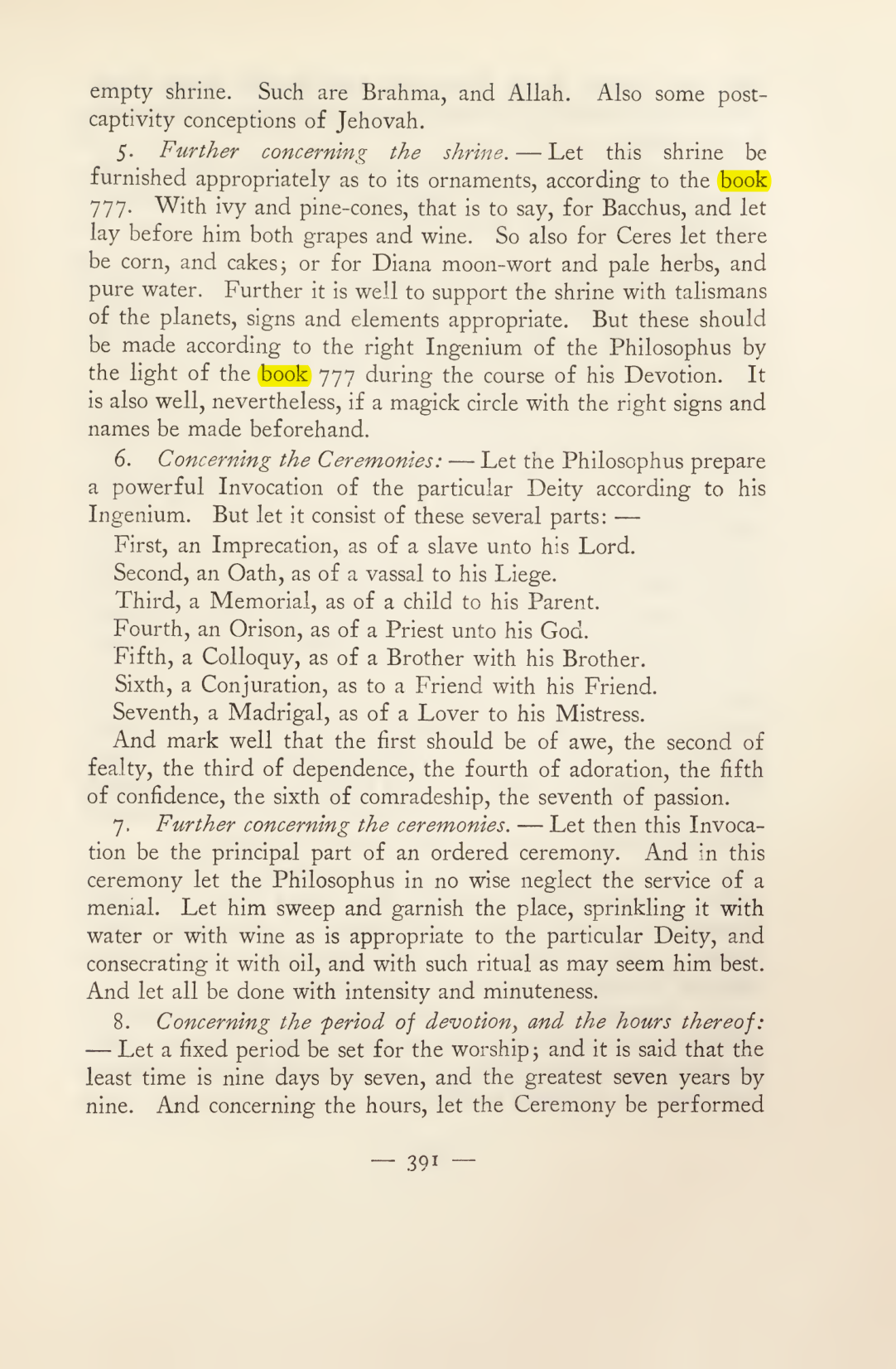 Original scan of Magick in Theory and Practice (Section 4), PDF page 91