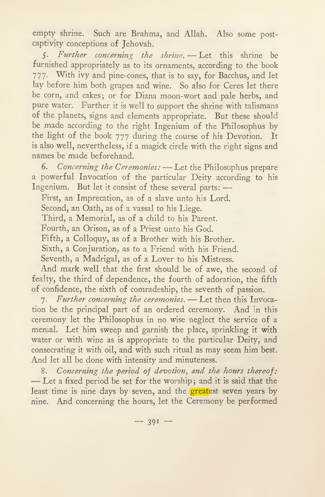 Original scan of Magick in Theory and Practice (Section 4), PDF page 91