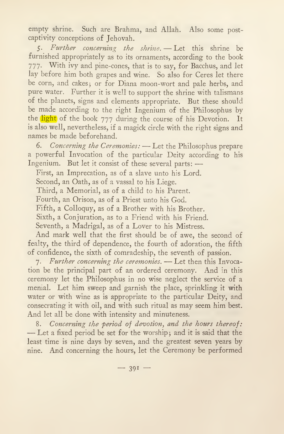 Original scan of Magick in Theory and Practice (Section 4), PDF page 91