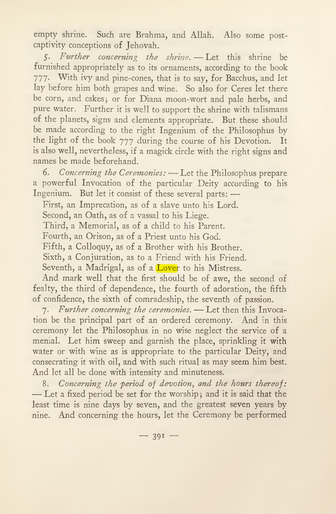 Original scan of Magick in Theory and Practice (Section 4), PDF page 91
