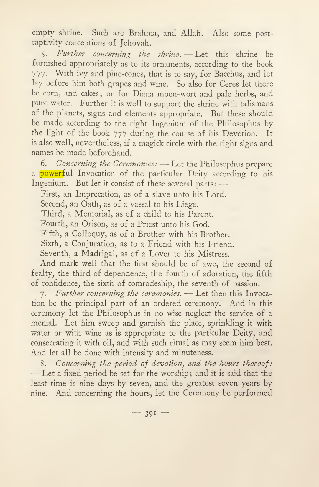 Original scan of Magick in Theory and Practice (Section 4), PDF page 91