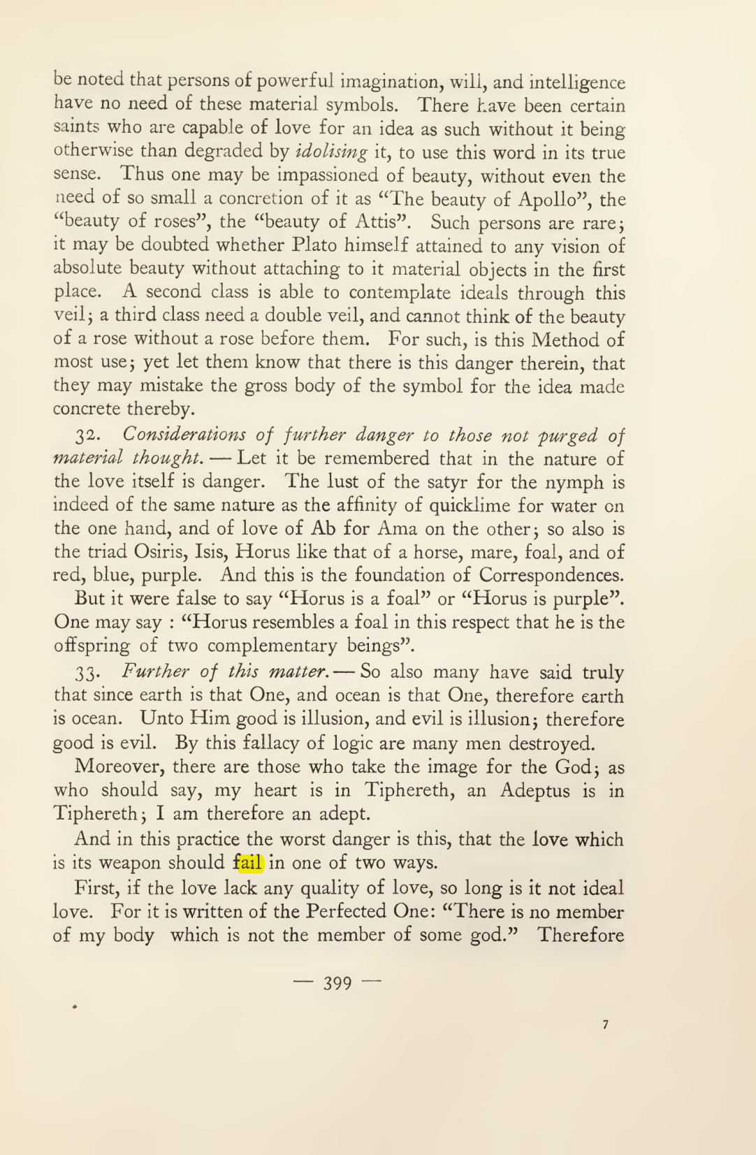 Original scan of Magick in Theory and Practice (Section 4), PDF page 99