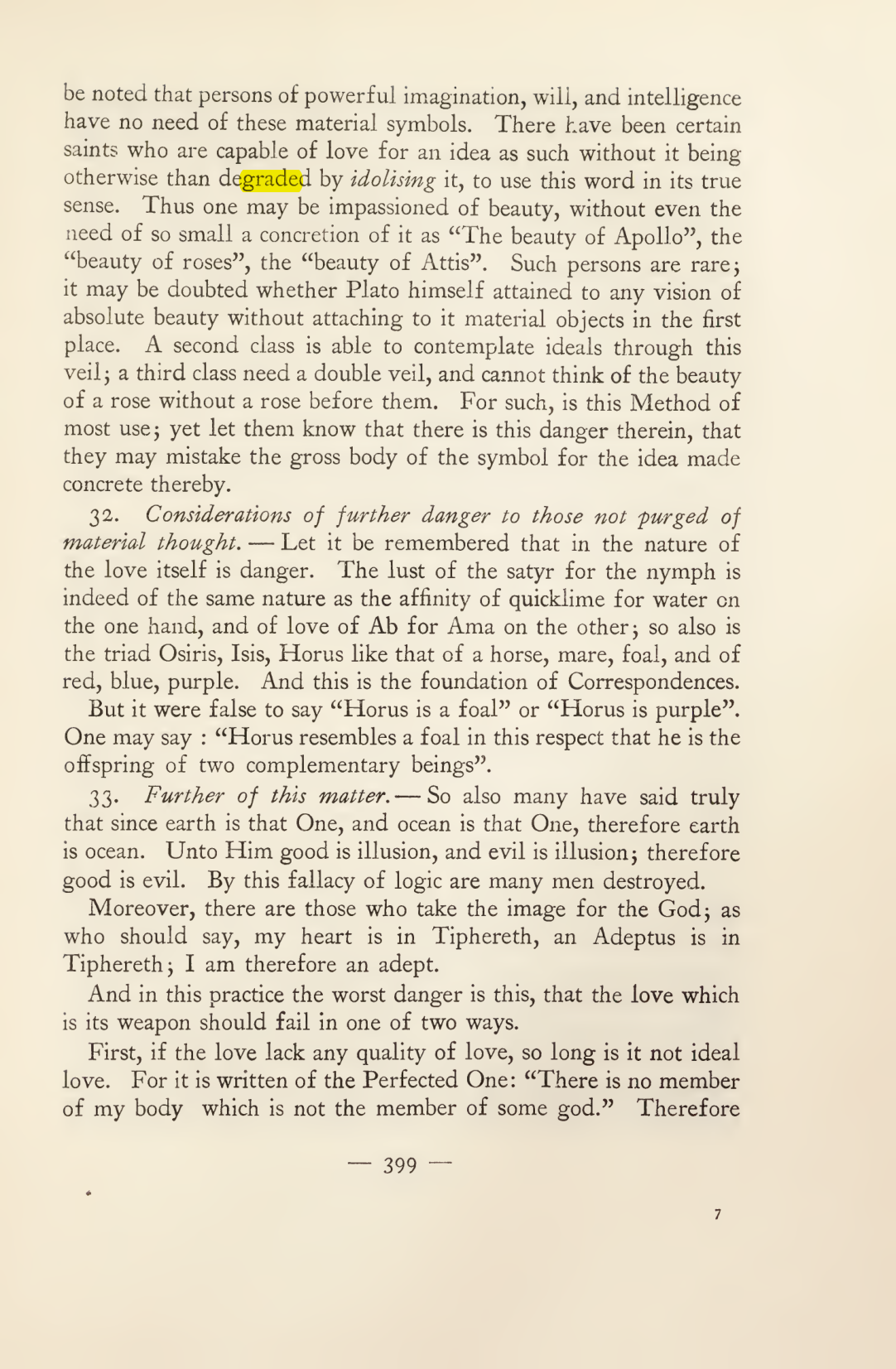Original scan of Magick in Theory and Practice (Section 4), PDF page 99