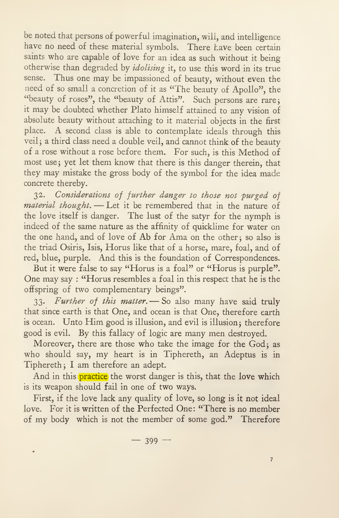 Original scan of Magick in Theory and Practice (Section 4), PDF page 99