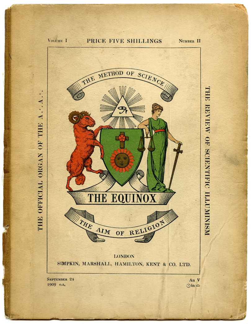 Original scan of The Equinox (Volume I, Number I), PDF page 1